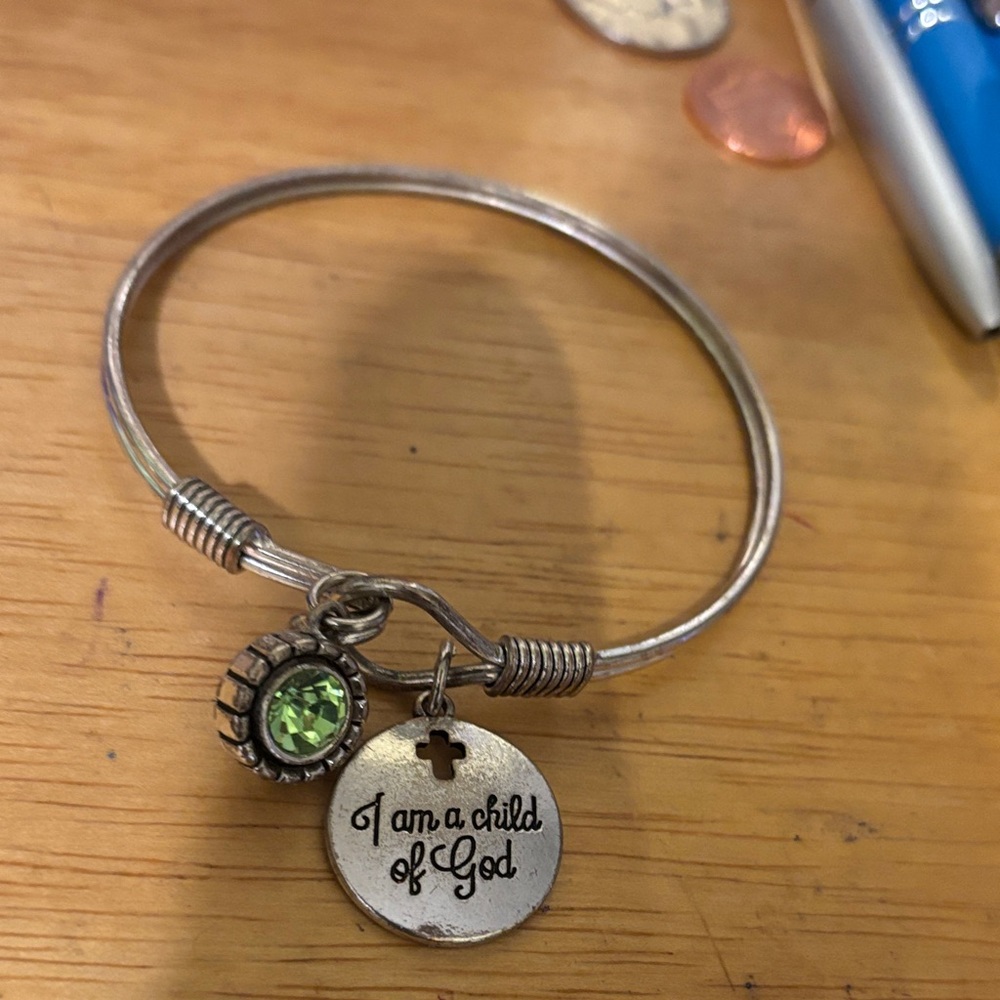 Silver Inspirational Charm Bracelet- NWOT